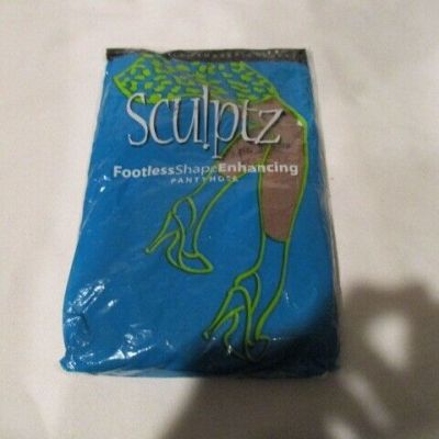 SILKIES  Sculptz Footless Shape Enhancing Pantyhose #2023 Tall/XT BEIGE